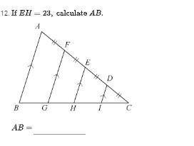 If EH = 23, calculate AB. Youngblood say you want me back in your life...