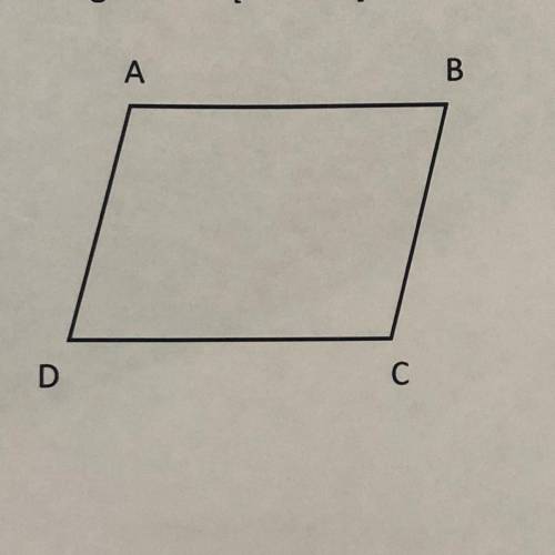 1. ABCD is a quadrilateral in which angle A = angle C and angle B = angle D

Prove that, if the op