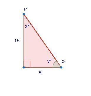 Use the image below to answer the following question. Find the values of sin x°, cos x°, tan x°, si