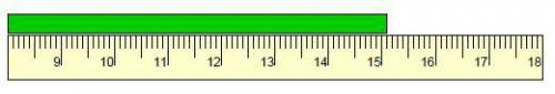 Give the measurement of the line in both centimeters and millimeters. (Assume the line starts at 0