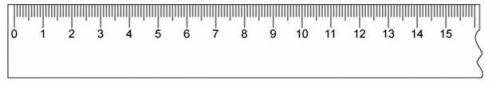 Which of the following measurements can be shown using this metric ruler? (Be careful!!!) 25 cm 2 d