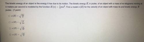 Please help !

 The kinetic energy of an object is the energy it has due to its motion. The kineti