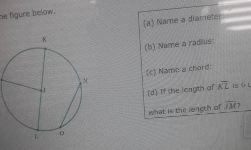A circle with center J is shown in the figure below.  HELP ME