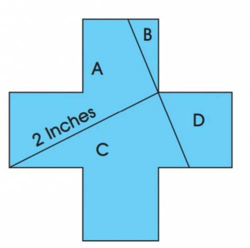 Look at the following figure. Copy the cross onto another piece of paper. Then, cut apart the four