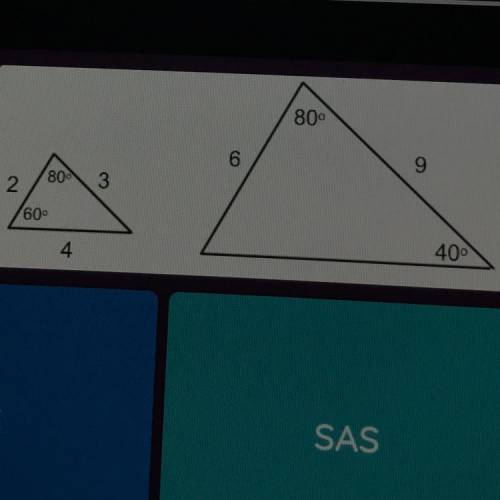 Plz help only given 5mins tell how the triangles are similar by 1.sas 2.aa 3.sss 4.asa