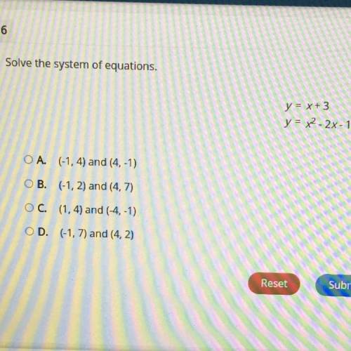 Solve the system of equations. please help asap! i appreciate it!