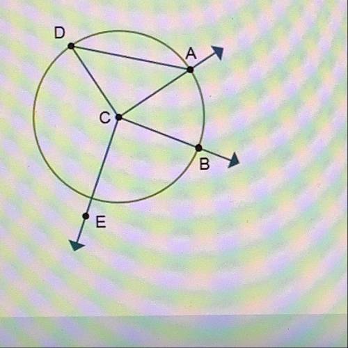 Use the diagram on the right to answer the following

a) Name the circle
b) Name two segments
c) n