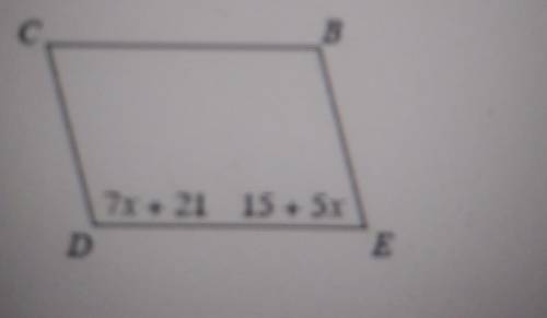Find the measure of angle C in the parallelogram. Round your answer to the nearest degree