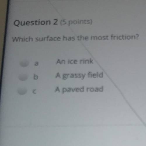 Which surface has most friction