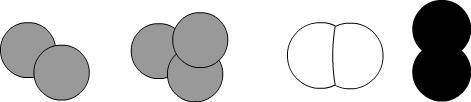 In the image, balls that look alike represent the same type of atom. Based on this information, wha