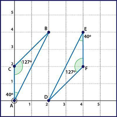 25PTS Name the congruent triangles and justify the reason for congruence. ΔABC ≅ ΔFDE by HL Δ