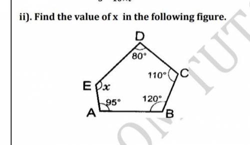 Find the X in the following figure