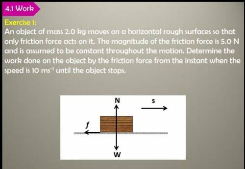 Work done of frictional force from instant