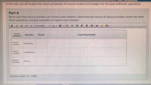 We've seen that natural numbers are closed under addition. Determine the closure of natural numbers