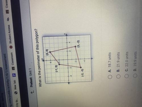 What is the perimeter of the polygon