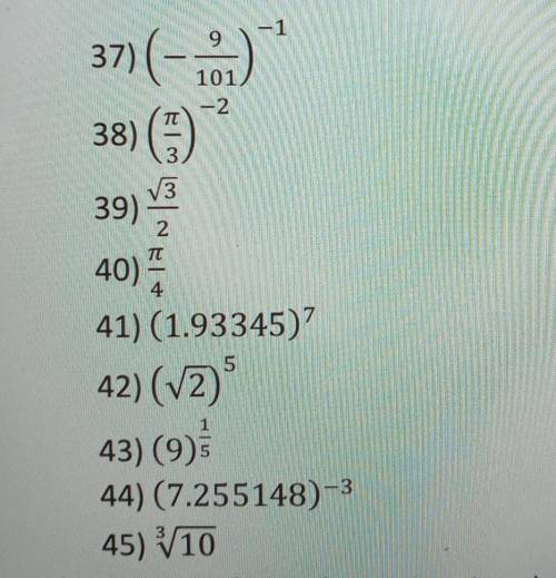 Express each rational number in decimal form.