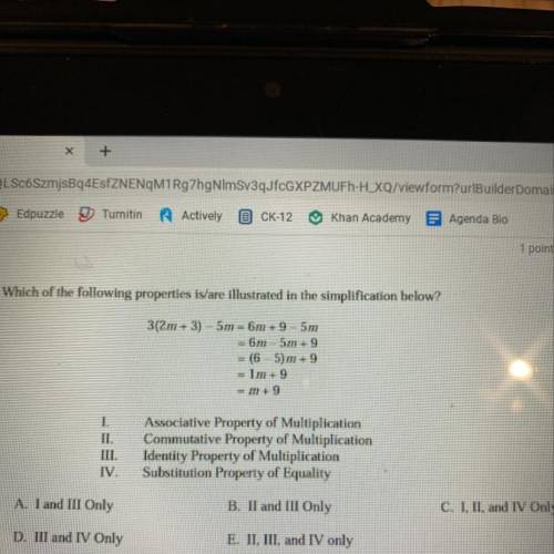 Is the answer A B C D or E