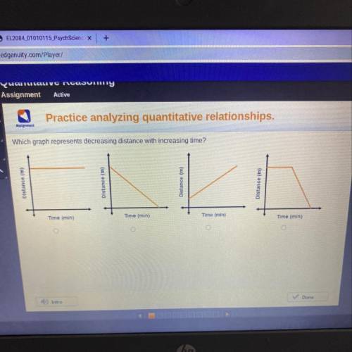 Assignment

Active
Practice analyzing quantitative relationships.
Assignment
Which graph represent
