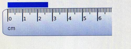 Use the ruler to determine the length of this object. Record your answer to the nearest tenth. The