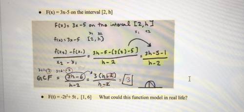 F(t)+-2t^2+5t, [1,6] What could this function model be used in real life?