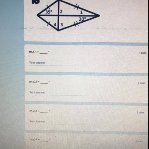 Find the measures of the numbered angles in each kite. (help plz!)