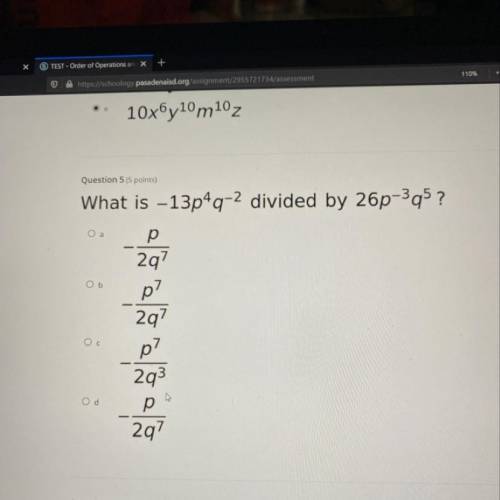 What is -13p4q-2 divided by 26p-3g5?