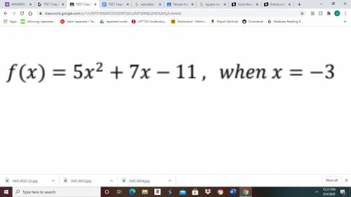 Solve the equation for f
