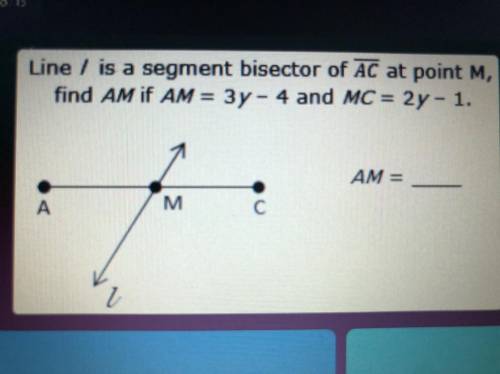 How can i find the distance of AM.