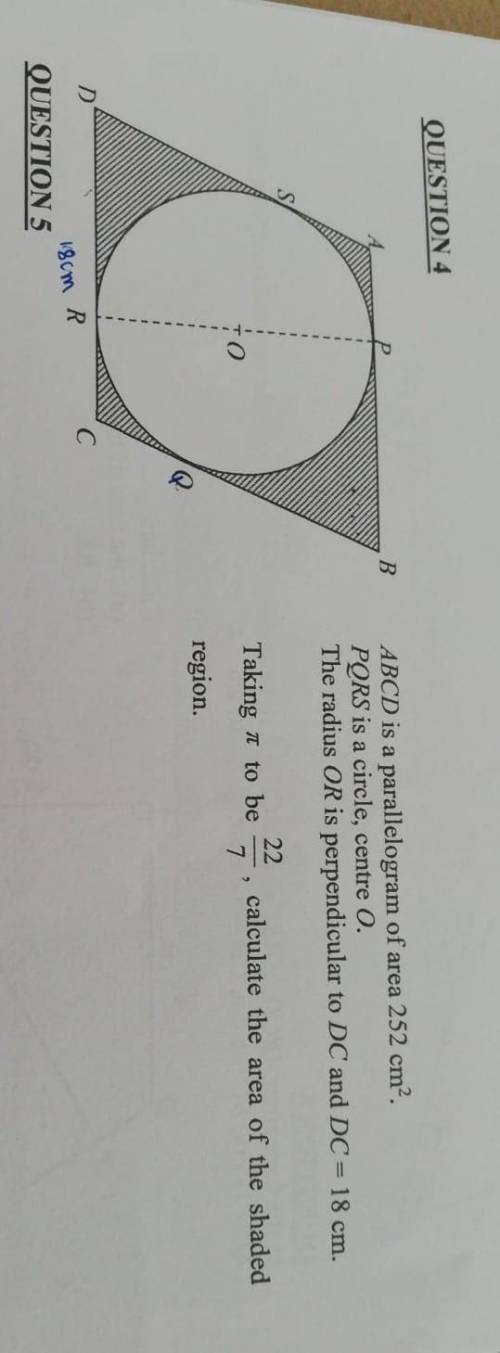 Help with question 4. Pls give working as well