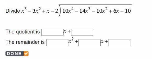 Divide, x^3-3x^2+x-2