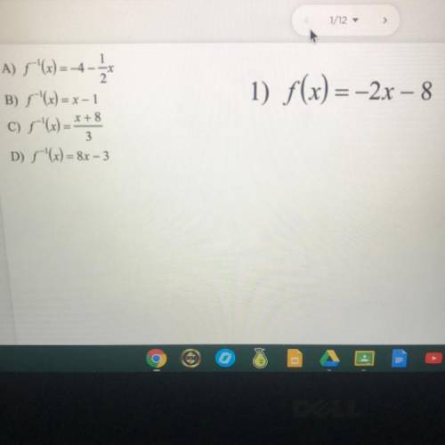 Finding the inverse of linear functions