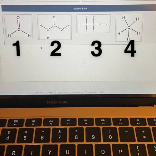 The question is : Some simple organic compounds are shown. some structures are correct, but some ha