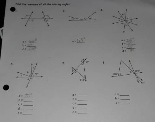 If anyone can find all of the missing angles i'll give you 30 points