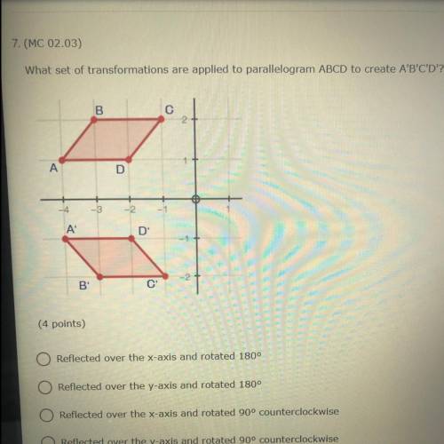 Please help me on geometry transformation and pls explain why it is the correct answer