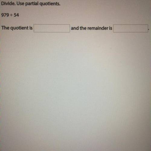 What is the quotient and what is the remainder?