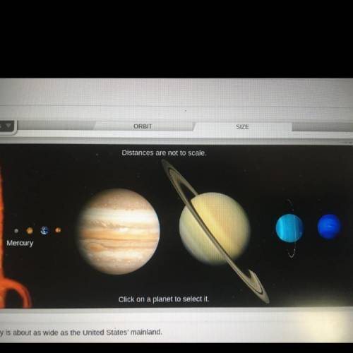 How do the four rocky planets compare to the four gas giants in SIZE?