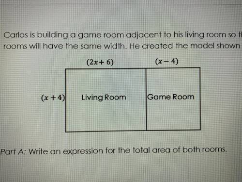 Carlos is building a game room adjacent to his living room so that both rooms will have the same wi