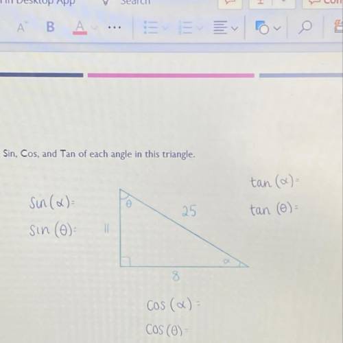 How to calculate the sin, cos, and tan. (Trigonometry)
