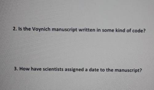 2. Is the Voynich manuscript written in some kind of code?