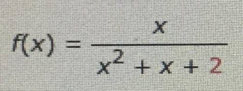 describe the interval(s) on where the function is continuous, using interval notation (not sure wha