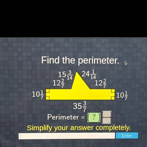 Find the perimeter. simplify your answer completely