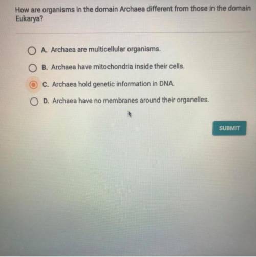 I’m not sure so can anybody help me plz How are organisms in the domain Archaea different from thos