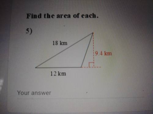Find the Area of each I need help these three problems