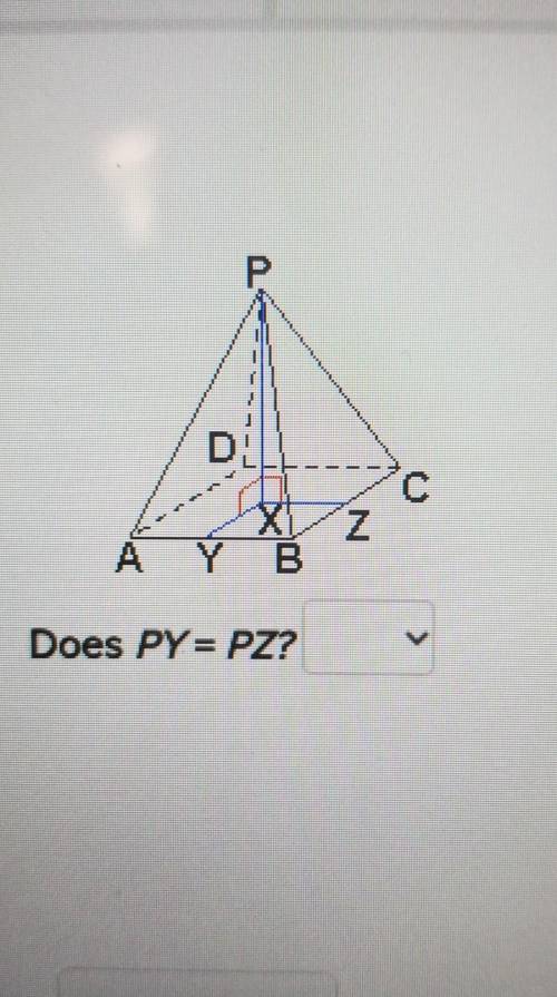 Does PY=PZ no or yes