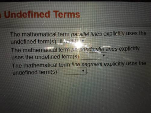 The mathematical term perpendicular lines explicitly uses the underfined terms