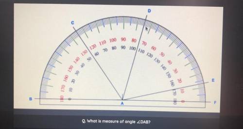 What is the measure of angle