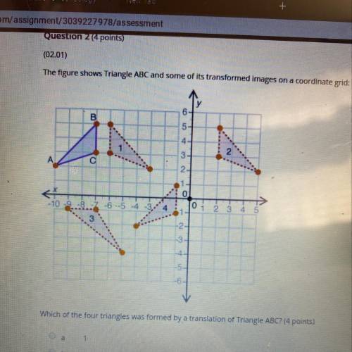 HELPPPP

The figure shows Triangle 
ABC and some of its transformed images on a coordinate grid:
6