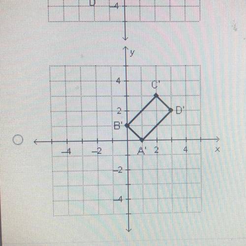 HELPP ASAPP!!!
Which shows the image of quadrilateral ABCD after the transformation Ro, 90-?