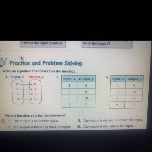 Ok so i need help with 4,5, and 6
