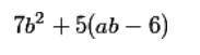 How would I answer a question if it would be like this (a= -9 and b= -4)